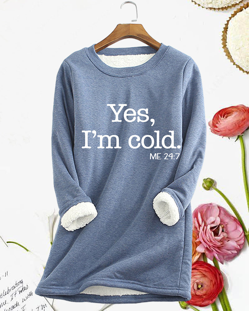 Sweatshirt med engelskt tryck