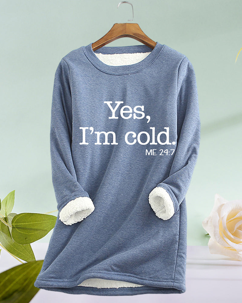 Sweatshirt med engelskt tryck