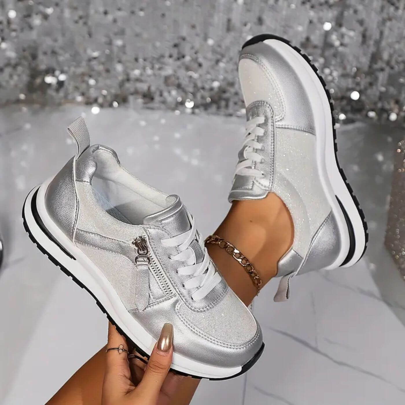 Agnete™ – Bekväma Ortopediska Sneakers