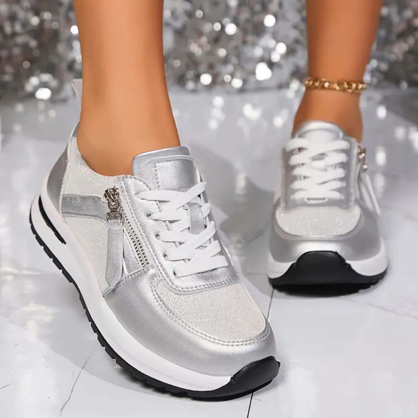 Agnete™ – Bekväma Ortopediska Sneakers