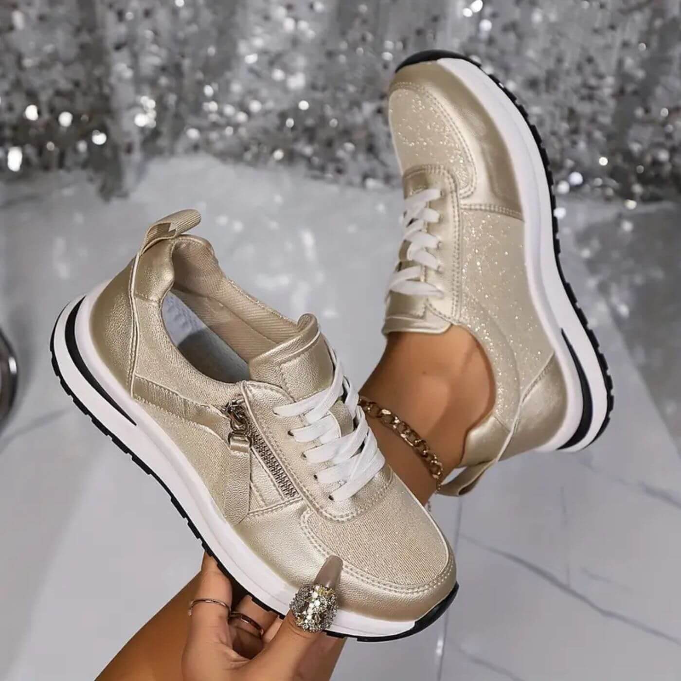 Agnete™ – Bekväma Ortopediska Sneakers