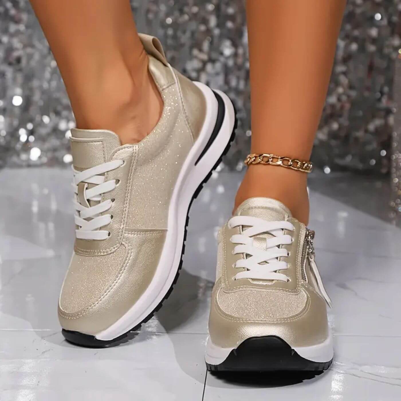 Agnete™ – Bekväma Ortopediska Sneakers