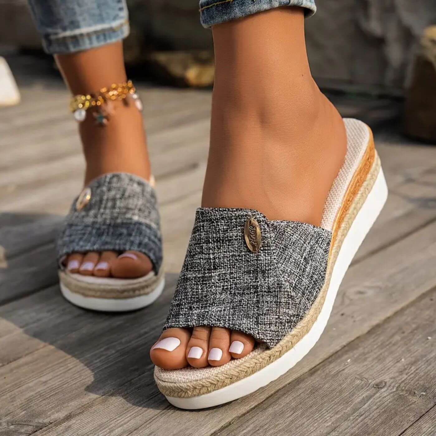 Alette™ – Stiliga Komfort Ortopediska Sandaler