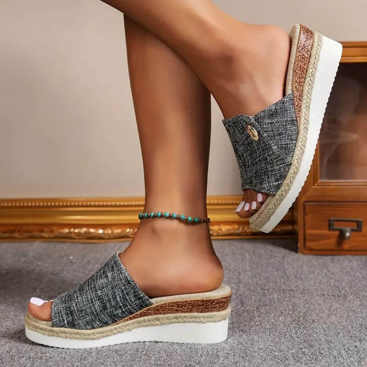Alette™ – Stiliga Komfort Ortopediska Sandaler