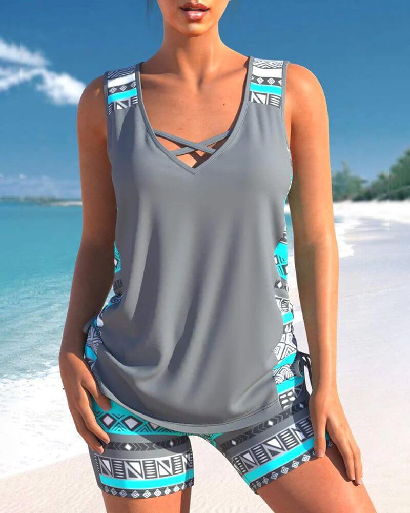 Anika™ - Premium Tankini-badklädesset