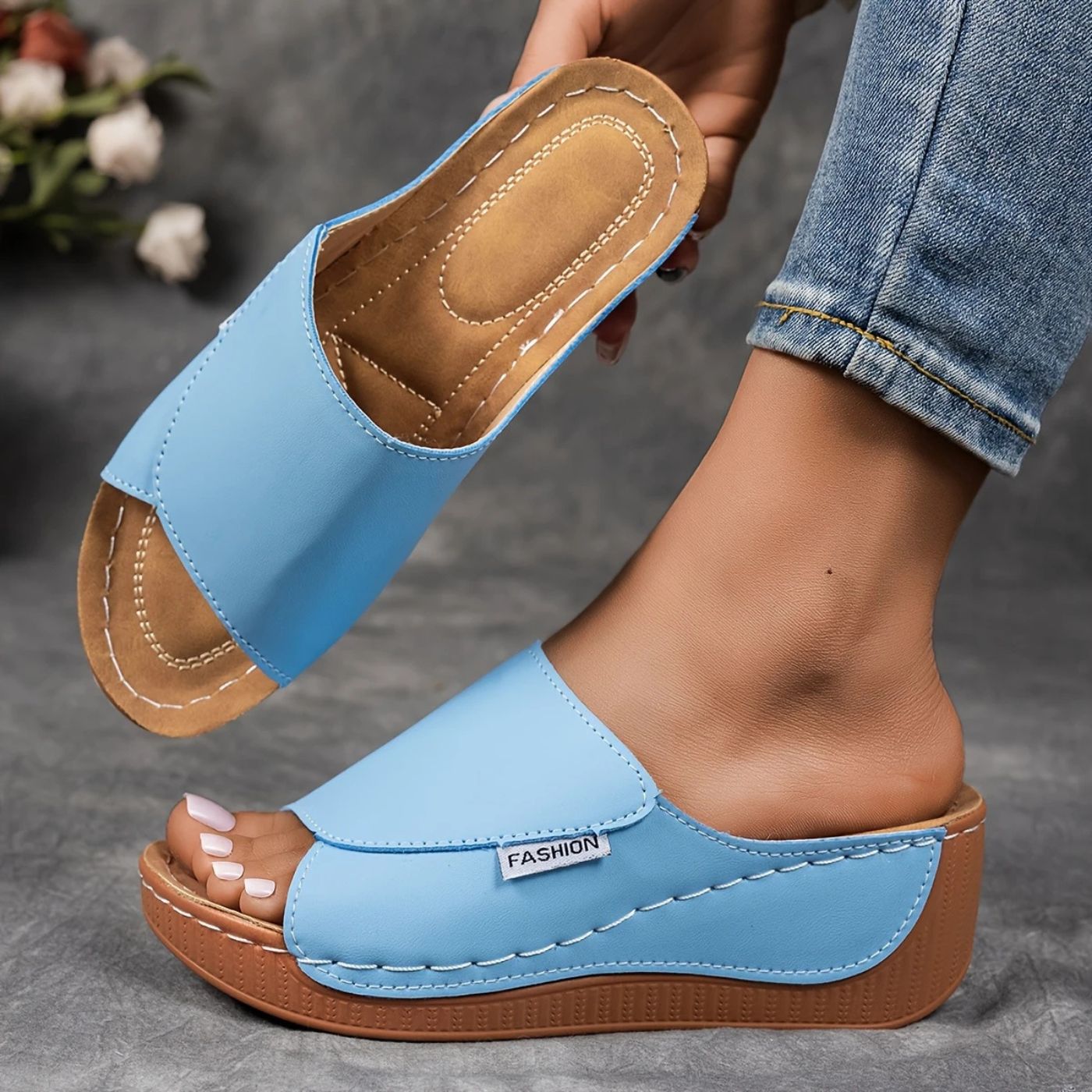 Anine™ – Bekväma Ergonomiska Smärtlindrande Sandaler