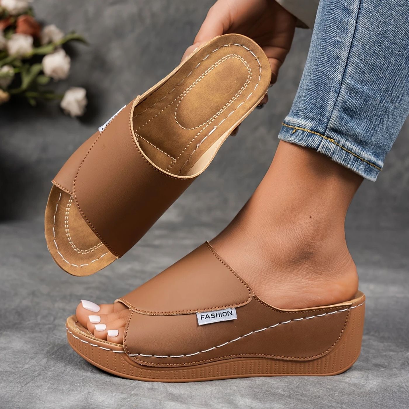 Anine™ – Bekväma Ergonomiska Smärtlindrande Sandaler