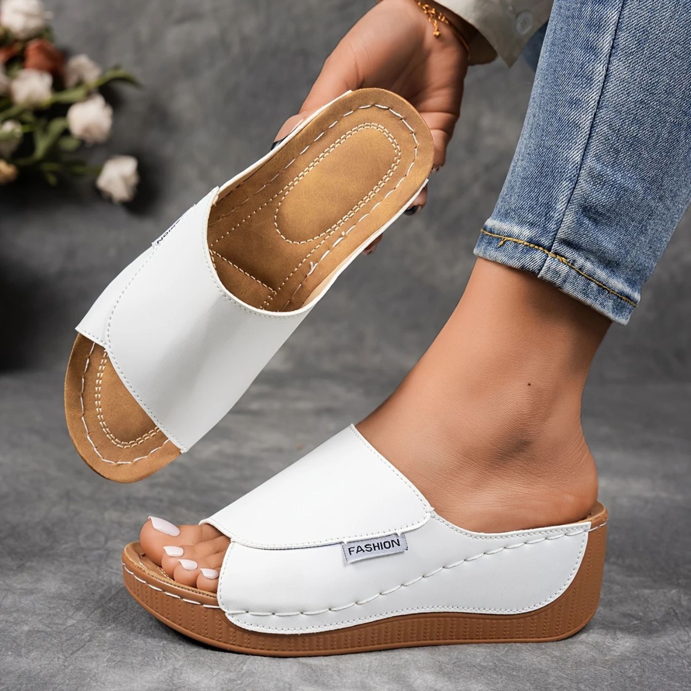Anine™ – Bekväma Ergonomiska Smärtlindrande Sandaler