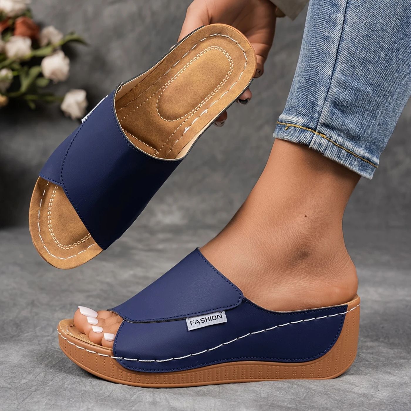 Anine™ – Bekväma Ergonomiska Smärtlindrande Sandaler