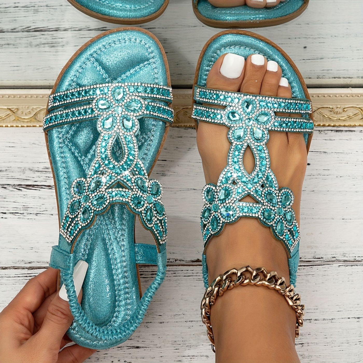 Anne™ – Stilrena Bohemiska Ortopediska Sandaler