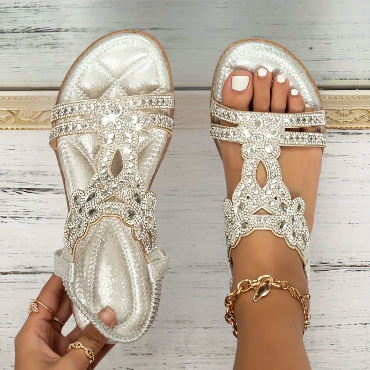 Anne™ – Stilrena Bohemiska Ortopediska Sandaler