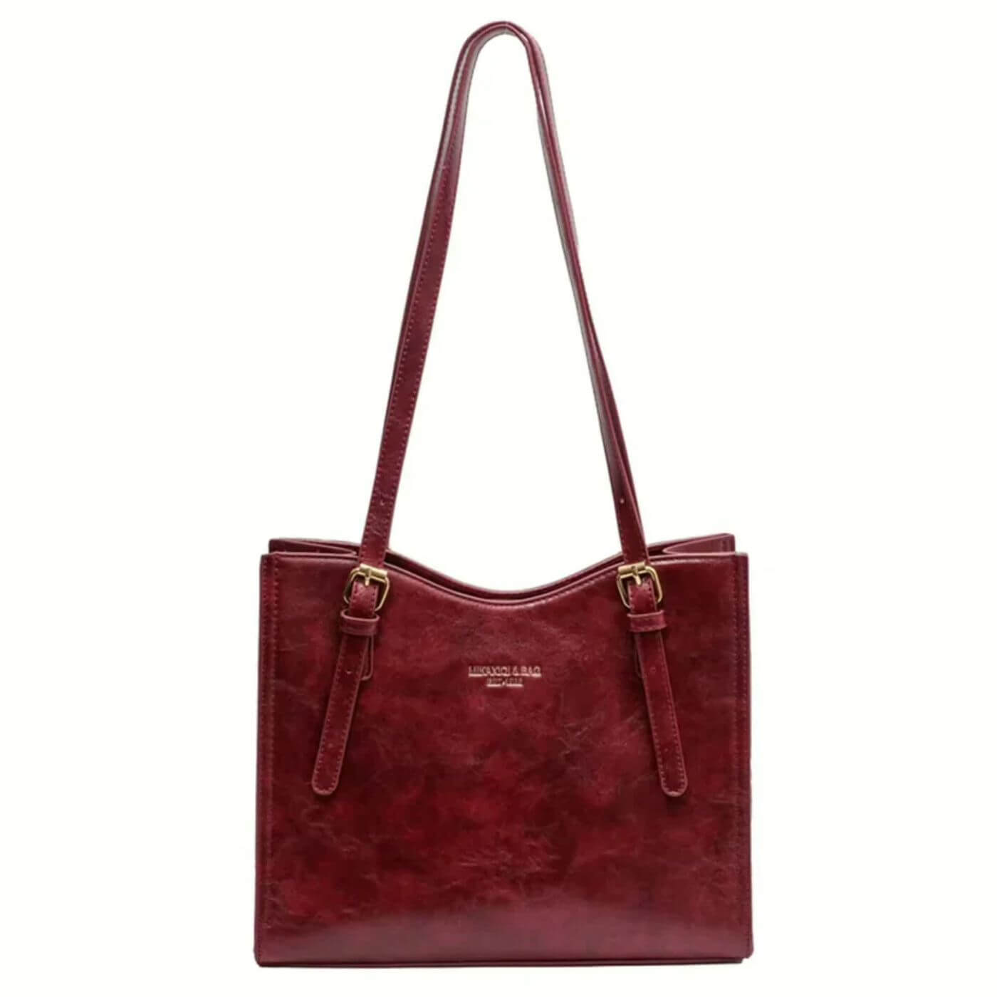 Lene™ – Kanin Charm Vintage Skulderveske i Skinn